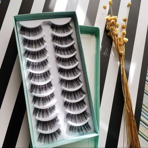 Pinkimo 10 Pairs False Eyelashes